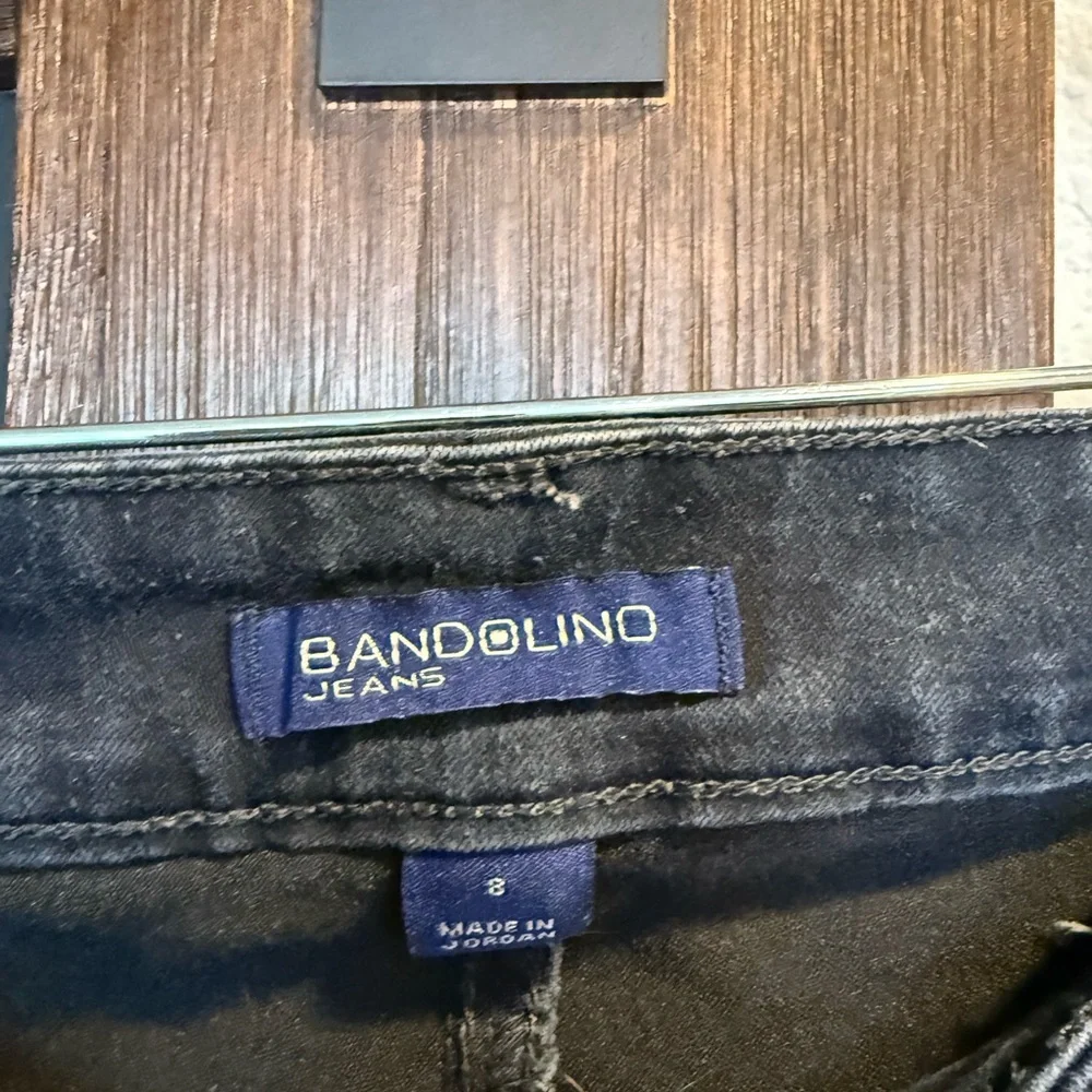 Bandolino Women's Dark Gray Cropped Jeans - Picture 3 of 3